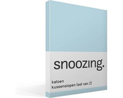 Snoozing - Katoen - Kussenslopen - Set van 2 - 50x70 cm - Hemel