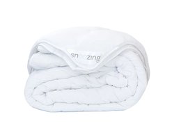 Snoozing Swiss Dreams 4-seizoenen Dekbed - Extra breed - 260x220 cm - Wit