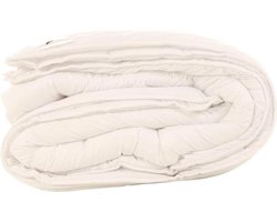 Snoozing Swiss Dreams - Dekbed - Eenpersoons - Synthetisch - 140x220 cm - Wit