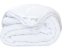 Snoozing Swiss Dreams - Synthetisch - 4-seizoenen dekbed - Tweepersoons - 200x200 cm - Wit