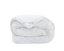 Snoozing Swiss Dreams Winter Dekbed - Extra breed - 260x220 cm - Wit
