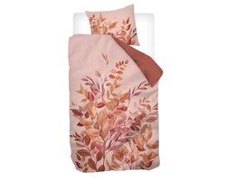 Snoozing Ulvi Dekbedovertrek - Eenpersoons - 140x200/220 cm - Terra