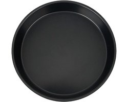 SNQ Anti-aanbak pizzapan voor de oven - ronde pizzapan - pizzapan - cakevorm - bakvorm - bakvorm - ovenschaal - diepe pan - cakevorm voor thuis - bakgerei (7 inch)