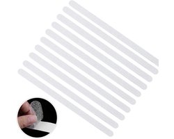 SNQ Antislipstickers - Antislipstickers voor de badkamer - 18 stuks - Veiligheidsdouche-stapstrips - Antislipstickers voor het bad - Antisliptape voor de douche - Antisliptape voor het bad - 38*2cm