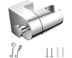 SNQ Douchekopbeugel - Roestvrij Staal - 360° Verstelbare Douchebeugel - Geen Boren Nodig