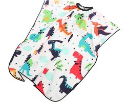 SNQ Kindercape - Stof - 140×102cm - 1 stuk - Waterdicht en stofdicht - Geschikt voor wassen, knippen en stylen - Unisex - Wit