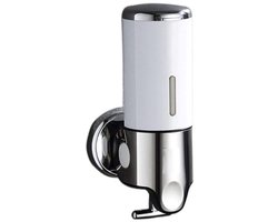 SNQ Zeepdispenser - Wandmontage - Geborsteld roestvrij staal - Zeepdispenser - Hangende zeeppomp - Badkamer - Toilet - Douche - Schuim