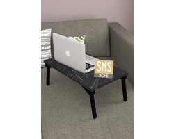 SNS Home / Laptopstandaard / Ontbijttafel / Bureau / Laptoptafel / Bank Tafeltje / Bendir-Zwart / 60 cm