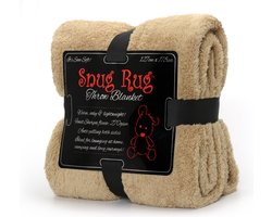 Snug Rug - Sherpa - Fleece deken - Plaid - Woondeken - Plaids - Dekens - Beige