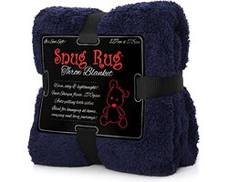 Snug Rug - Sherpa - Fleece deken - Plaid - Woondeken - Plaids - Dekens - Blauw