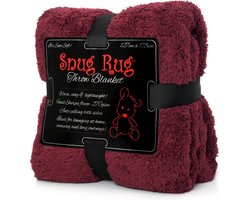 Snug Rug - Sherpa - Fleece deken - Plaid - Woondeken - Plaids - Dekens - Plum