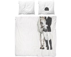 SNURK Amazon - Dekbedovertrek - Lits-jumeaux - 240x200/220 cm + 2 kussenslopen 60x70 cm - White