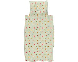 Snurk Amsterdam Dekbedovertrek Macarons Green 140 x 200/220 cm incl. 1 kussensloop 60 x 70 cm