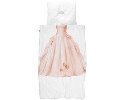 Snurk Amsterdam Dekbedovertrek Princess Pink 100 x 135 cm incl. 1 kussensloop 40 x 60 cm