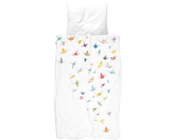 Snurk beddengoed Origami kraanvogels 135 x 200