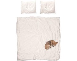 SNURK Bob - Dekbedovertrek - Lits-jumeaux - 240x200/220 cm + 2 kussenslopen 60x70 cm - White