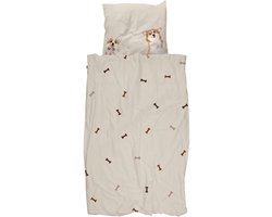 Snurk dekbedovertrek Corgi Friends - 1-persoons (140x200/220 cm incl. 1 sloop)