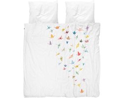 Snurk dekbedovertrek Crane Birds - 2-persoons (200x200/220 cm incl. 2 slopen)