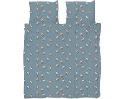 Snurk dekbedovertrek Hedgy blue - 1-persoons (140x200/220 cm incl. 1 sloop)
