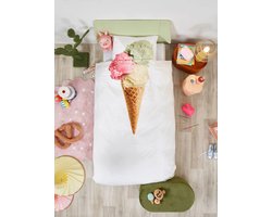 SNURK Ice cream - Dekbedovertrek - Lits-jumeaux - 140x200/220 cm + 1 kussenslopen 60x70 cm