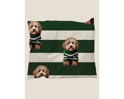 Snurk - Kussensloop - Labradoodle - 60x70cm - 100% Biologische katoen