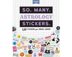 So. Many. Astrology Stickers.