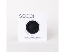 SOAPI Magnetisch Zeephouder - Gemaakt van recyclede visnetten - Black
