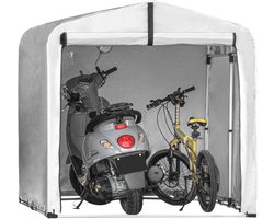 SoBuy KLS11-L Folie-apparatuurhuis, Multifunctionele Overkapping, Folietent, Tuinschuur, Garagetent, Fietsengarage