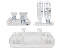 SodaStream Flessenhouder Wit - Ruimte voor 4 Flessen & Dopjes