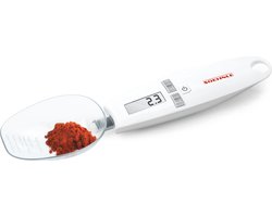 Soehnle Cooking Star lepelweegschaal - digitale keukenweegschaal - 0,1 nauwkeurig - tot 500 gram - wit