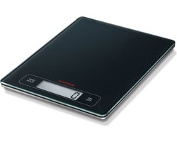 Soehnle keukenweegschaal Page Profi - digitaal - 1 gram nauwkeurig - tot 15 kg - zwart