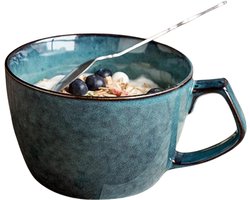 Soeptassen met oor - Soepkommen met oor - Soepmok - Soepbeker - Servies - Keukengerei - Soepkom keramiek - Soepkommen set - Wonen - Eetkamer - Tafelen