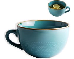 Soeptassen met oor - Soepkommen met oor - Soepmok - Soepbeker - Servies - Keukengerei - Soepkom keramiek - Soepkommen set - Wonen - Eetkamer - Tafelen