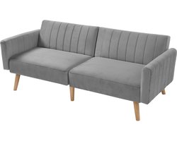 Sofa Bed – Bankbed – Slaapbank – Bedbank – Velvet Stof – Houten Constructie – Compact Formaat