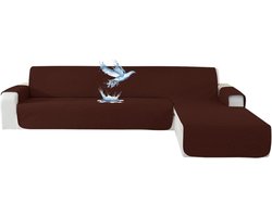 Sofa Cover - 100% Waterproof - 2 Seat - Peninsula L-Shape Left/Right Reversible - Non-slip - L Shaped - Chaise Longue - Cover For Corner Sofa - Meubelbescherming - Hoekbank