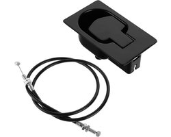 - Sofa Handgesp Set in Zwart - Ligstoel Accessoires - Chaise Longue - Aluminium Handvat Vervanging