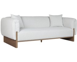 Sofa Home ESPRIT Bruin Grijs Scandi 220 x 95 x 77 cm