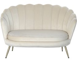 Sofa Home ESPRIT Crème 130 x 77 x 83 cm