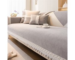 Sofa Kleden 3 Zits Sofa Geweven Deken, Sofa Kleden, Veelzijdige Kleden Voor Banken Kleden Voor Zitbanken Banken Bed En Fauteuil(Gray,70X70cm(27X27IN))