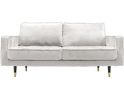 Sofa Miki 3-zits Velvet Pearl White