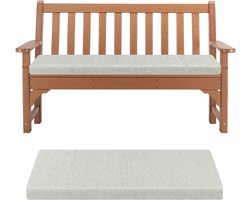 Sofa Seat Cushion With Detachable Wear-resistant Chair Cushion For Swings Window Sill Dining Bench Garden Bench (100X40X5CM Beige)