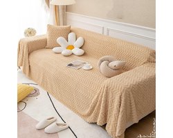 Sofahoes - Meubelbeschermer - Interieur Decoratie - Zachte Flanel - 180x360 cm - Koffie