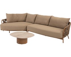 Sofie Biarritz chaise longue loungeset 3 delig keramiek amber 4 Seasons Outdoor