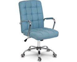 Sofotel Benton+ – Luxe Bureaustoel – Blauw Textiel (Woven)