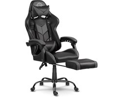 Sofotel Cerber Gaming Stoel – Zwart/Grijs – Ultiem Comfort met Voetensteun