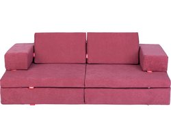 Soft Play Slaapbank voor de kinderkamer kubusbank met losse onderdelen duurzaam Kinder Slaapbank | logeerbed | Sofa Bed