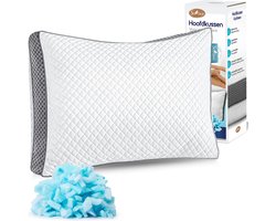 Softsie Traagschuim Hoofdkussen 70x50 - Ergonomisch Kussen - Verstelbaar Slaapkussen - Pillow - Hoofdkussens Nekklachten