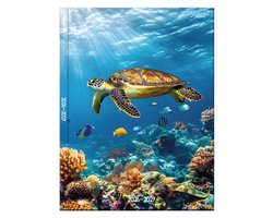 SOHO Agenda - A5 Formaat - 21x14,5cm - Jaar 26/27 - 12 maanden - Augustus t/m Juli - 1 week op 2 pagina's - Harde kaft - Met leeslint - Seaworld