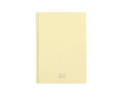 SOHO - Agenda A5 - Schooljaar 26/27 - Trendy Colors - 1 week op 2 pagina's - Geel