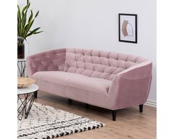 Sohome Bank Ltoya - 3-zits - Velvet - roze